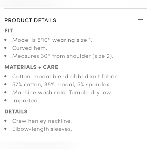 NEW Torrid Ribbed Knit Striped Henley Top Sz L/0X NWT White/Navy Blue - Picture 6 of 6